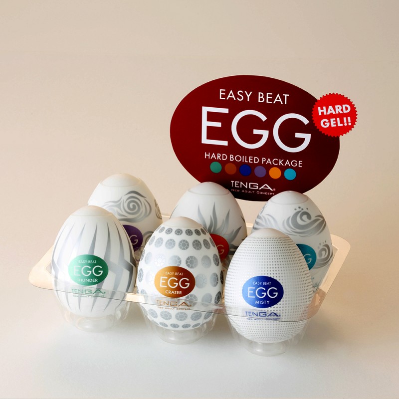 Tenga Eggs - 6 Pack - Hard Boiled Egg